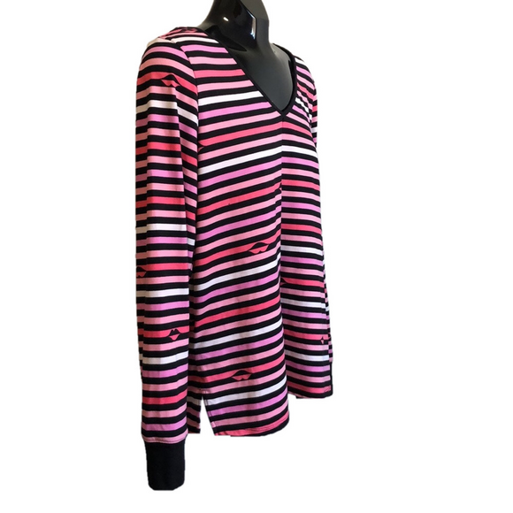 Striped Kate Spade Long Sleeved Top Size L - Picture 2 of 5